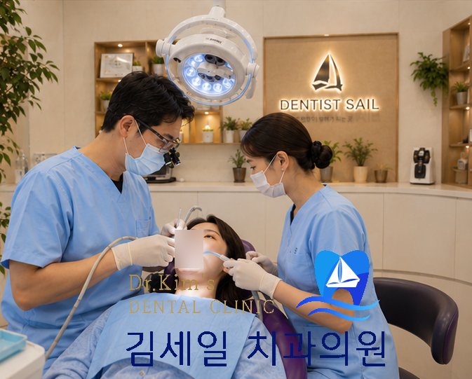 앞니 세라믹 치료 진료실 김세일 치과