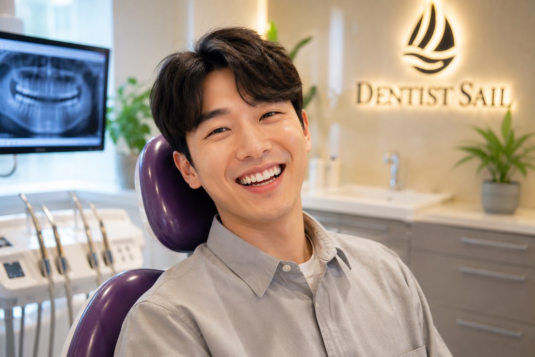스케일링 후 만족한 환자