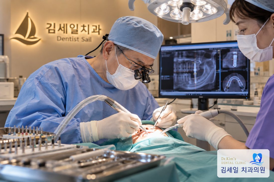 임플란트 진료 장면